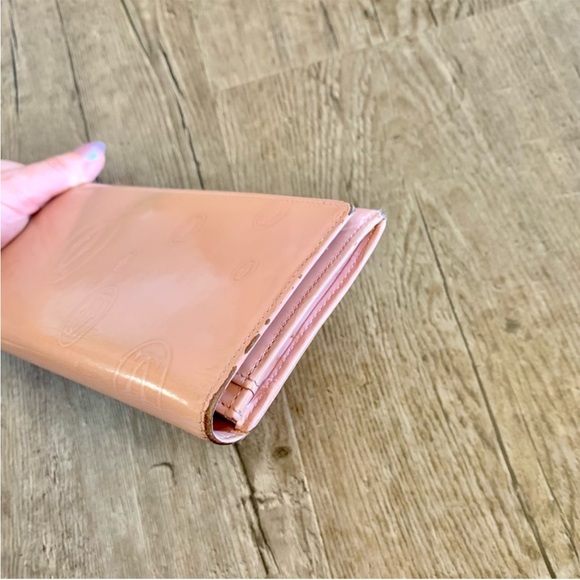 Vintage Cartier Pink Happy Birthday Patent Leather Wallet - Picture 12 of 13